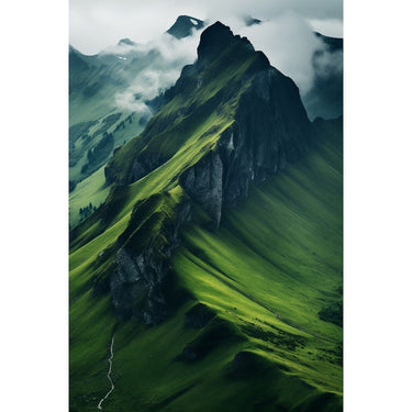 Mountain Picture on Painting